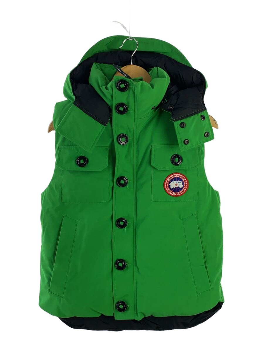 【中古】CANADA GOOSE◆ダウンベスト/S/ポリエステル/GRN/2302JM【メンズウェア ...