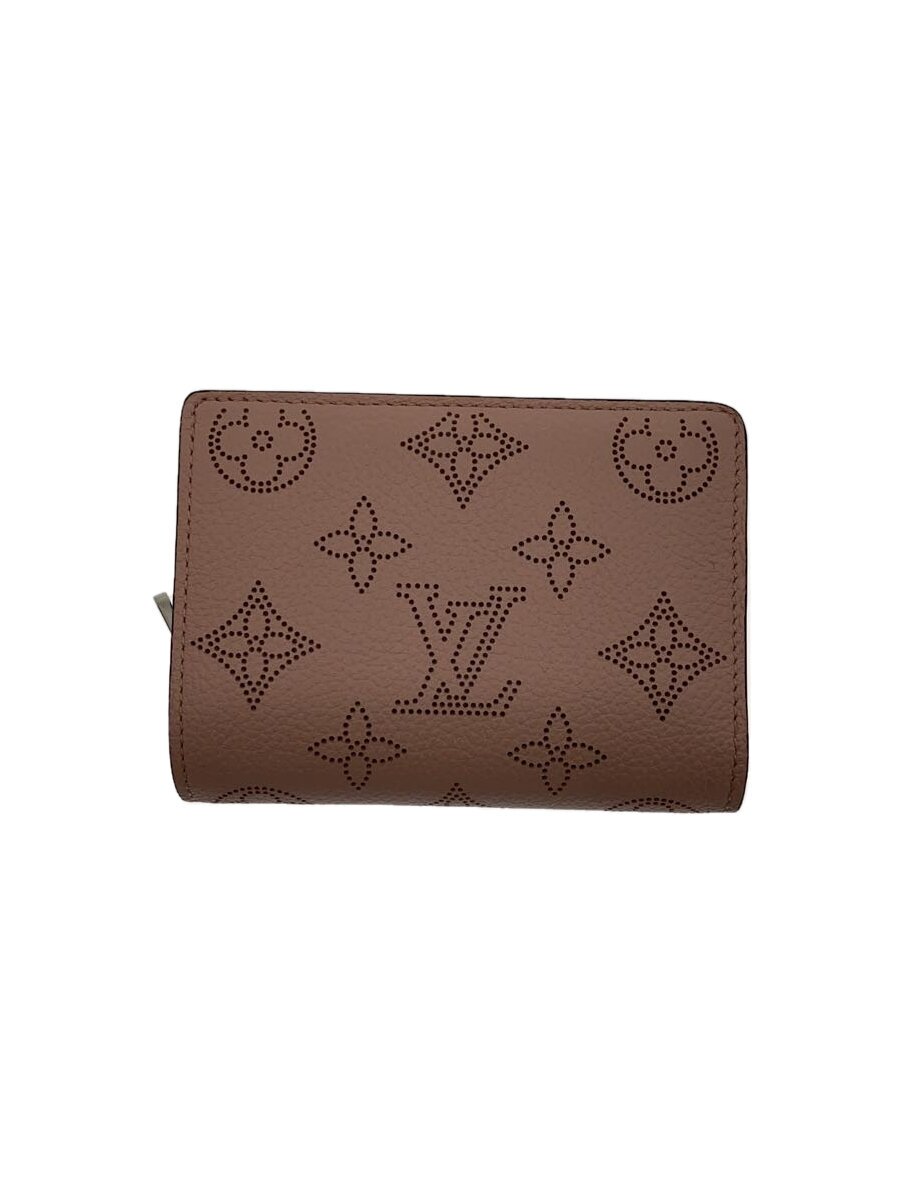 【中古】LOUIS VUITTON◆2つ折り財布/ポルトフォイユ クレア/マヒナ/レザー/PNK/総柄/レディース/M82758【服飾雑貨他】