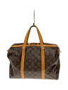 【中古】LOUIS VUITTON◆サック・スプール35_モノグラム・キャンバス_BRW/PVC/BRW【バッグ】
