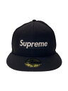 【中古】Supreme◆Mesh Box Logo Cap/7 1/2/ポリエステル/BLK/メンズ/G28 11292017【服飾雑貨他】