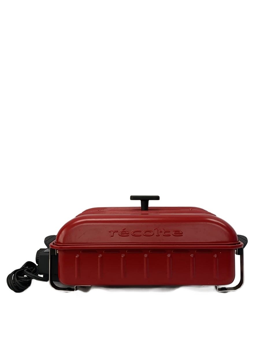 【中古】recolte◆ホットプレート ホームバーベキュー RBQ-1(R) [レッド]//【家電・ビジュアル・オーディオ】