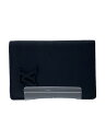 【中古】LOUIS VUITTON◆オーガナイザー ドゥ ポッシュ/カードケース/レザー/BLK/無地/メンズ/M69979【服飾雑貨他】