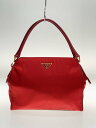 【中古】PRADA◆トートバッグ/ナイロン/RED【バッグ】