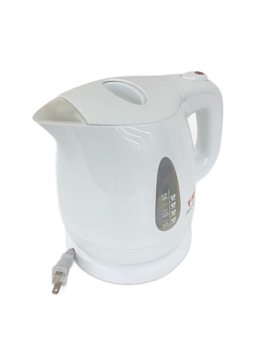 【中古】T-fal◆電気ポット 電気ケトル アプレシア プラス 0.8L KO6301JP ホワイト 【家電 ビジュアル オーディオ】