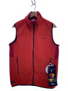 【中古】AIGLE◆フリースベスト/M/ポリエステル/ORN//【メンズウェア】