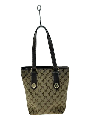 【中古】GUCCI◆トートバッグ_GGキャンバス/キャンバス/BRW【バッグ】 【中古】GUCCI◆トートバッグ_GGキャンバス/キャンバス/BRW【バッグ】