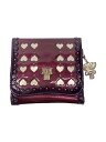 【中古】ANNA SUI◆2つ折り財布/PVC/PUP/レディース【服飾雑貨他】