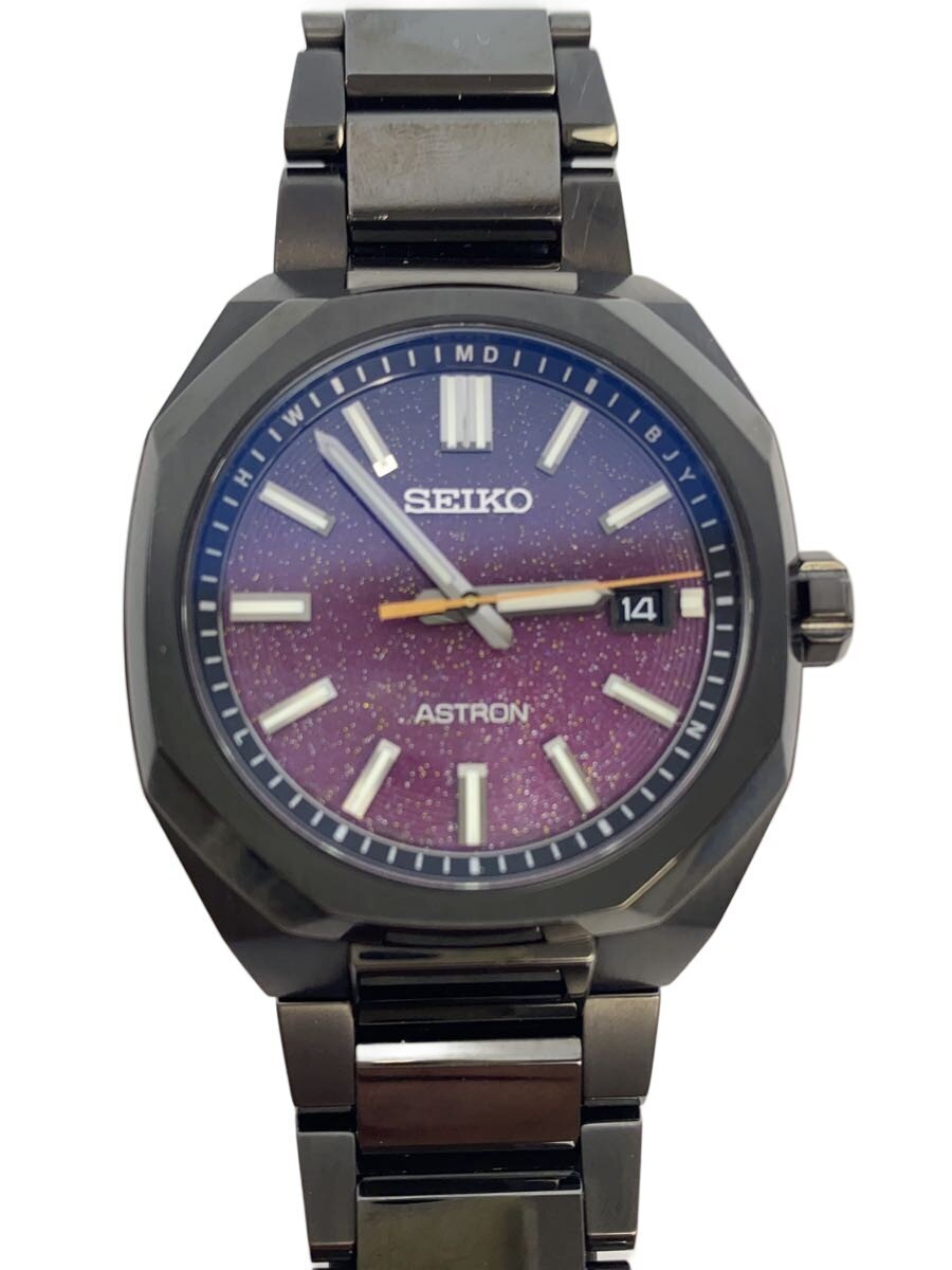 【中古】SEIKO◆ASTRON/ソーラー腕時計/アナログ/PUP/SBXY091/セイコー【服飾雑貨他】