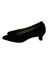 【中古】Salvatore Ferragamo◆パンプス/US6/BLK/スウェード【シューズ】(4)