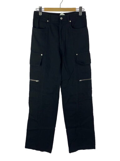 【中古】1017 ALYX 9SM(ALYX)◆ZIP CARGO PANT/ボトム/44/コットン/BLK/裾ダメージ有//【メンズウェア】 【中古】1017 ALYX 9SM(ALYX)◆ZIP CARGO PANT/ボトム/44/コットン/BLK/裾ダメージ有//【メンズウェア】