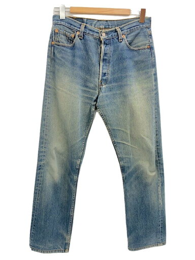 【中古】Levi’s◆501/USA製/90s/ヒゲ/L32/ストレートパンツ/30/デニム/インディゴ【メンズウェア】 【中古】Levi’s◆501/USA製/90s/ヒゲ/L32/ストレートパンツ/30/デニム/インディゴ【メンズウェア】