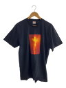 【中古】Supreme◆Andres Serrano Piss Christ Tee/17AW/L/コットン/BLK【メンズウェア】