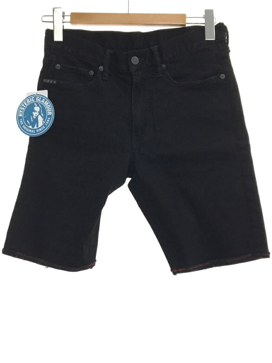 楽天2nd STREET 楽天市場店【中古】HYSTERIC GLAMOUR◆ショートパンツ/S/コットン/BLK/無地/02172AM04【メンズウェア】