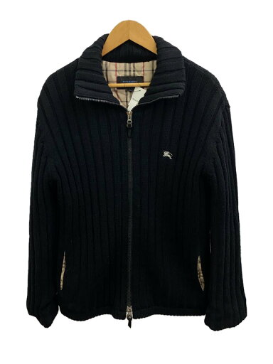 【中古】BURBERRY BLUE LABEL◆ジャケット/L/ウール/BLK/無地【メンズウェア】 【中古】BURBERRY BLUE LABEL◆ジャケット/L/ウール/BLK/無地【メンズウェア】