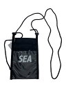 【中古】WIND AND SEA◆サコッシュ/ポーチ/--/BLK【バッグ】(4)
