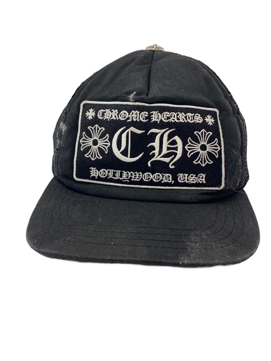 【中古】CHROME HEARTS◆メッシュキャップ/--/コットン/BLK/メンズ/2238-304-3327//【服飾雑貨他】