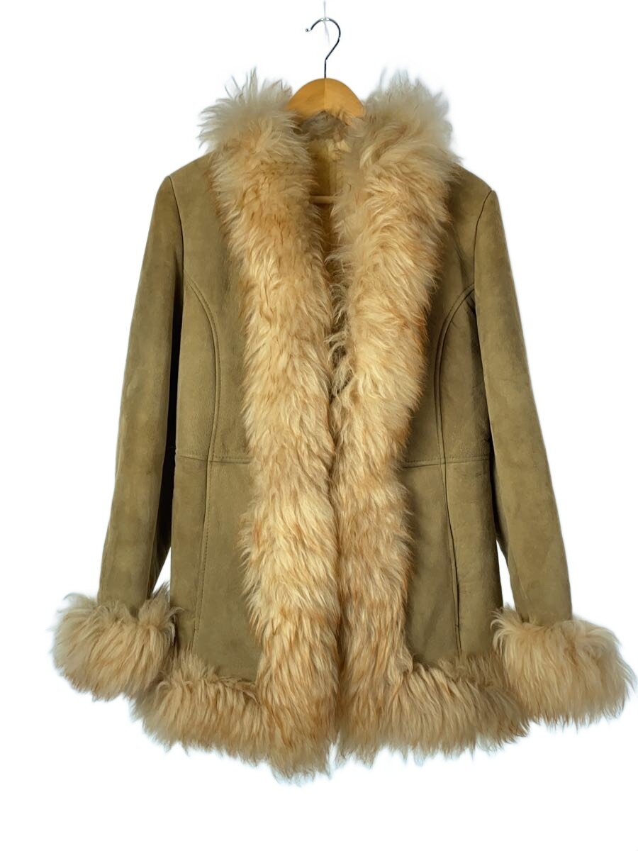home stead sheepskin products/コート/--/レザー/キャメル/ファー