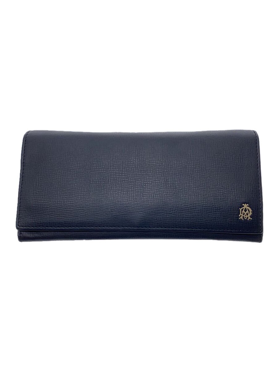 【中古】dunhill◆長財布/レザー/BLK/�