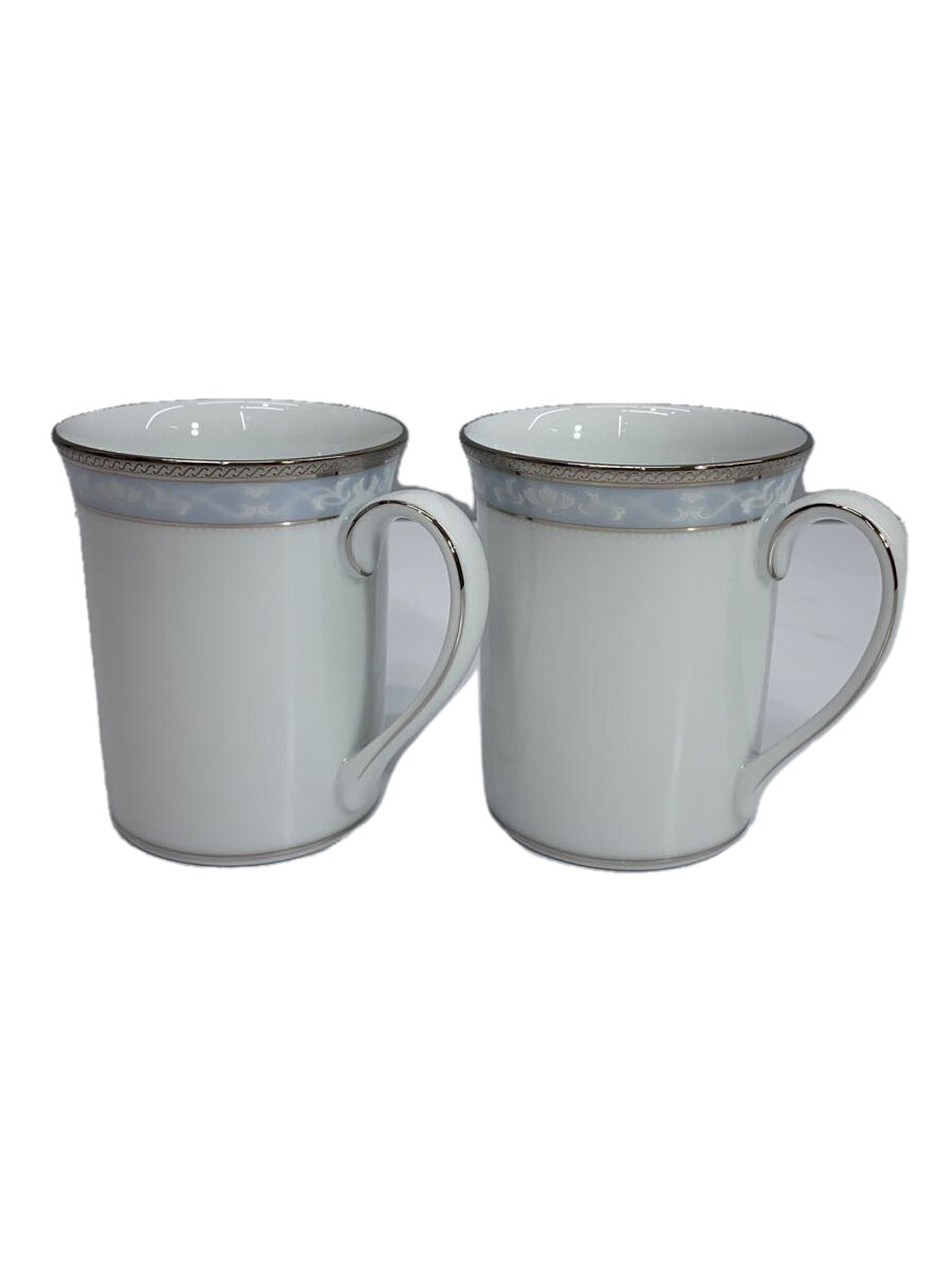 【中古】Noritake◆マグペア/2点セット/WHT【キッチン用品】