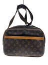 【中古】LOUIS VUITTON◆リポーターPM_モノグラム・キャンバス_BRW/PVC/BRW/モノグラム【バッグ】