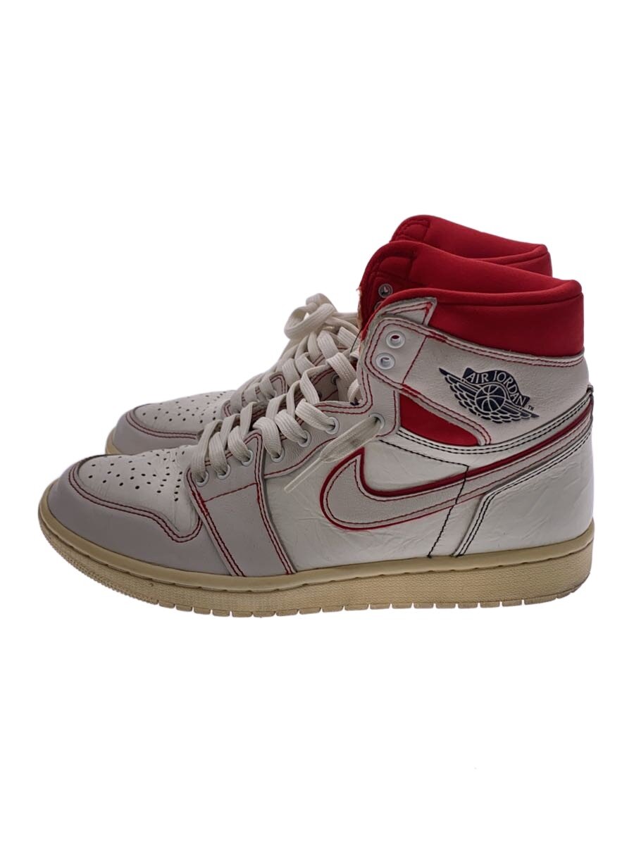 NIKE◆ハイカットスニーカー/27cm/ホワイト /555088-160/Nike Air Jordan 1 Retro Hig