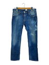 【中古】DSQUARED2◆ボトム/46/コットン/BLU/無地/71LA192 30144【メンズウェア】(4)