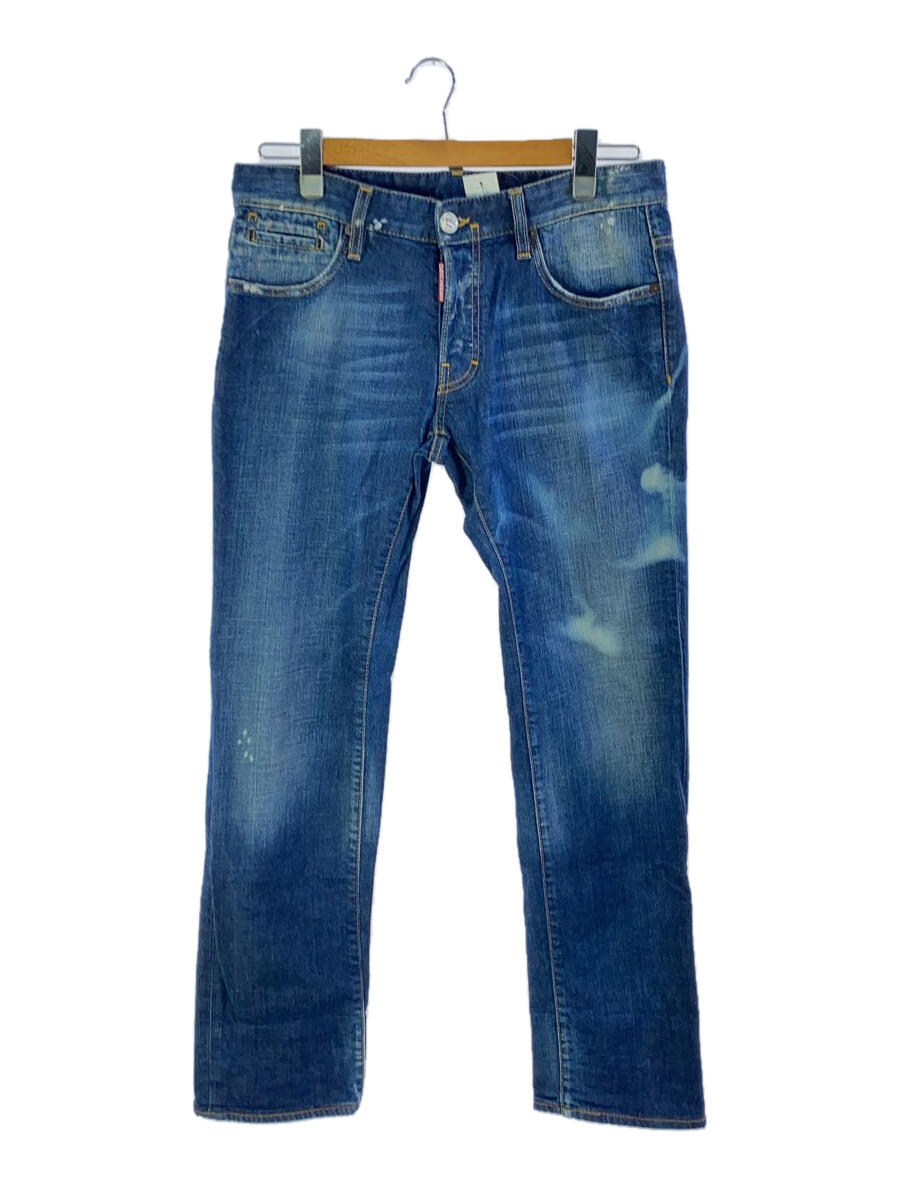 【中古】DSQUARED2◆ボトム/46/コットン/BLU/無地/71LA192 30144【メンズウェア】