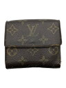 【中古】LOUIS VUITTON◆ポルト・フォイユ・エリーズ_モノグラム・キャンバス_BRW/PVC/BRW/総柄/レディース【服飾雑貨他】(4)