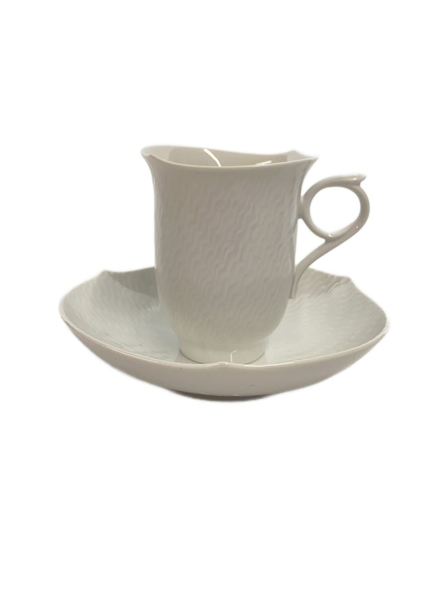 【中古】Meissen◆カップ&ソーサー/2点セット/WHT【キッチン用品】