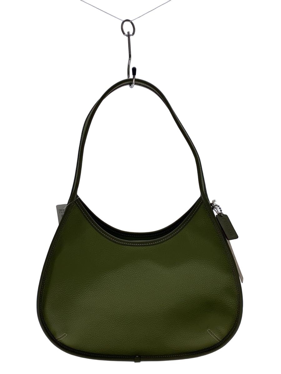 Coachtopia◆ショルダーバッグ_ラージ・エルゴ_Coachtopiaレザー/--/GRN/無地//