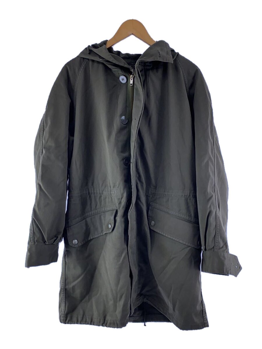 【中古】FRENCH MILITARY◆モッズコート/--/コットン/KHK//【メンズウェア】