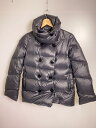 【中古】Azul by moussy◆ダウンジャケット/S/ポリエステル/BLK/無地【レディースウェア】