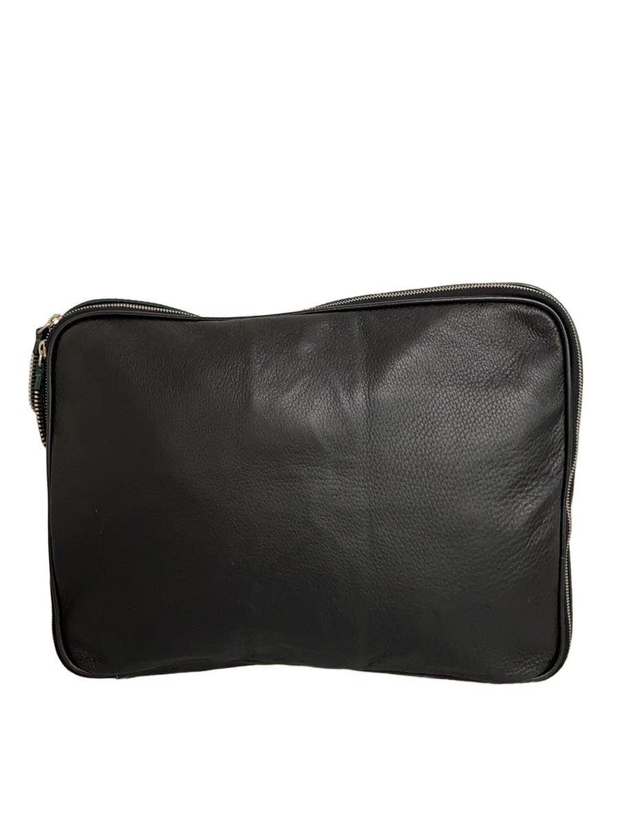 【中古】DOLCE&GABBANA◆セカンドバッグ/レザー/BLK【バッグ】
