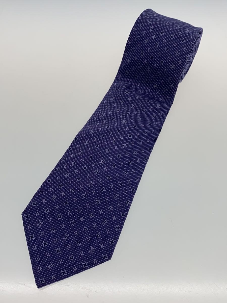LOUIS VUITTON - 【中古】LOUIS VUITTON◆クラヴァット・モノグラムクラシック8CM_PUP/シルク/PUP/総柄/メンズ//【服飾雑貨他】