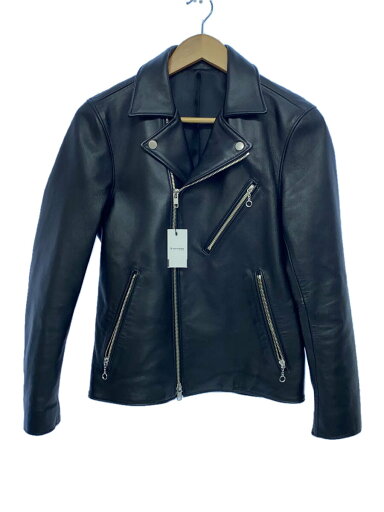【中古】LIDNM◆レザージャケット・ブルゾン/M/羊革/BLK/無地【メンズウェア】 【中古】LIDNM◆レザージャケット・ブルゾン/M/羊革/BLK/無地【メンズウェア】