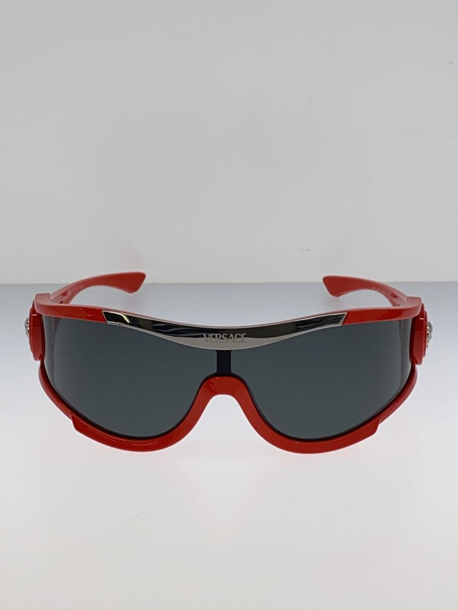 VERSACE - 【中古】VERSACE◆サングラス/--/RED/BLK/メンズ/4475【服飾雑貨他】