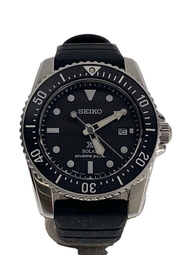 【中古】SEIKO◆PROSPEX DIVER SCUBA/ソーラー腕時計/アナログ/ステンレス/NVY/SLV/V147-0CS0//【服飾雑貨他】 【中古】SEIKO◆PROSPEX DIVER SCUBA/ソーラー腕時計/アナログ/ステンレス/NVY/SLV/V147-0CS0//【服飾雑貨他】
