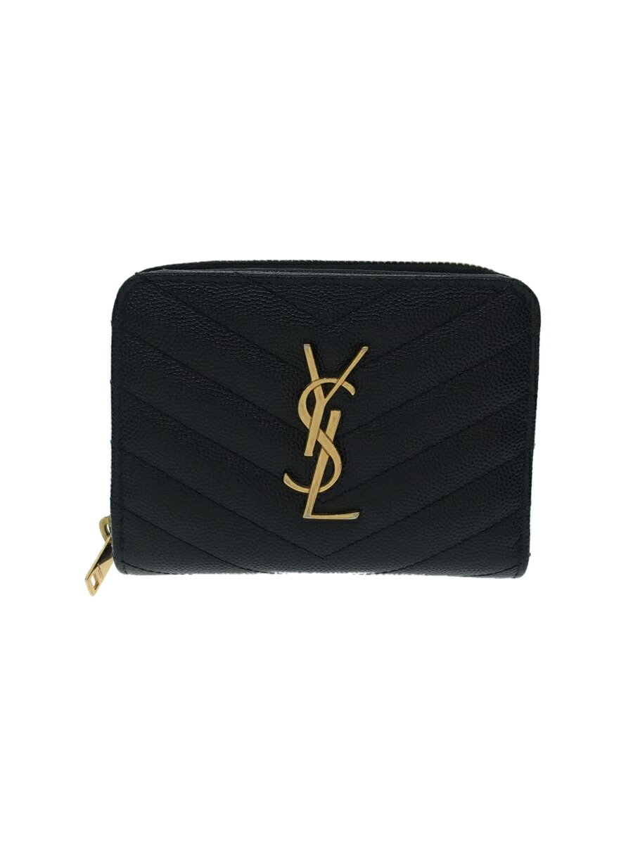 【中古】YVES SAINT LAURENT◆2つ折り財