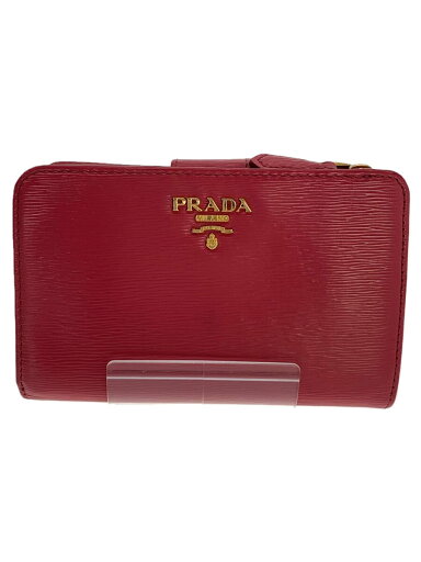 【中古】PRADA◆2つ折り財布/レザー/PNK/レディース/1ML018【服飾雑貨他】 【中古】PRADA◆2つ折り財布/レザー/PNK/レディース/1ML018【服飾雑貨他】