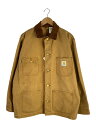 【中古】Carhartt◆USA製/チョアコート/カバーオール/42/コットン/CML/無地【メンズウェア】(4)