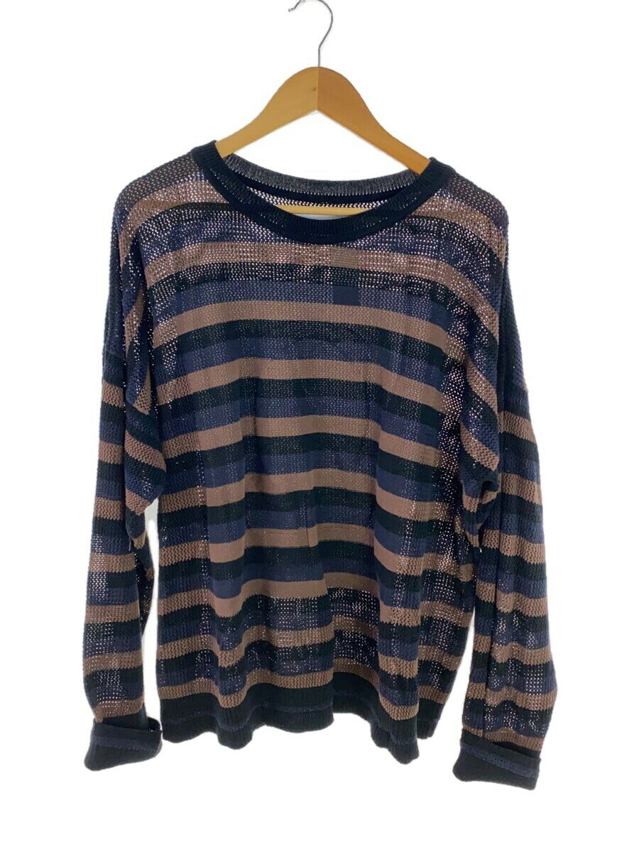 楽天2nd STREET 楽天市場店【中古】DIET BUTCHER/22SS/Mesh knit pullover/セーター/3/コットン/BRW/ボータ【メンズウェア】