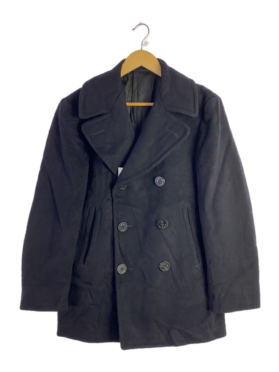 【中古】US.NAVY◆50s/6ボタン/ポケット裏コーデュロイ/ピーコート/36/ウール/ネイビー【メンズウェア】
