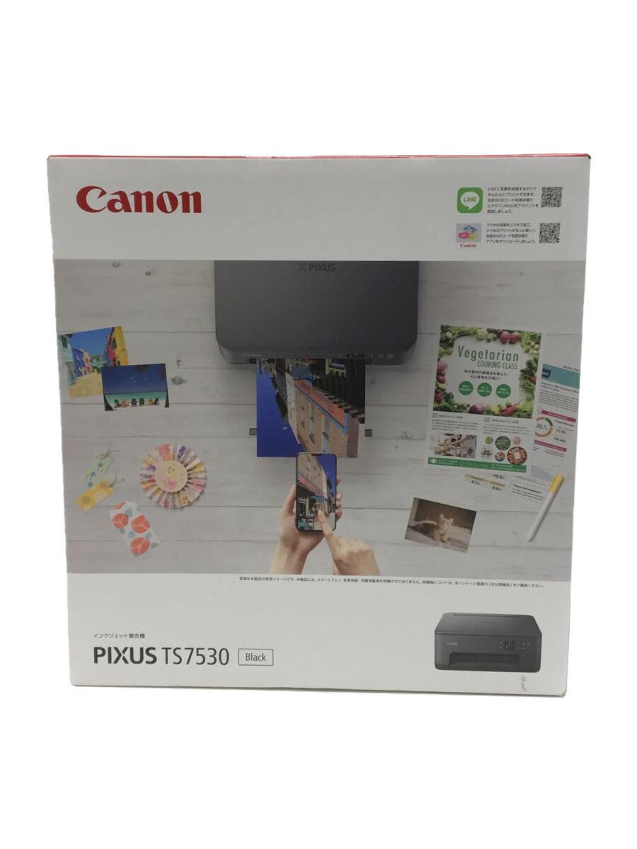 【中古】CANON◆複合機・プリンター/TS7530/インクジェット複合機/スマホ対応/ブラック/黒【パソコン】