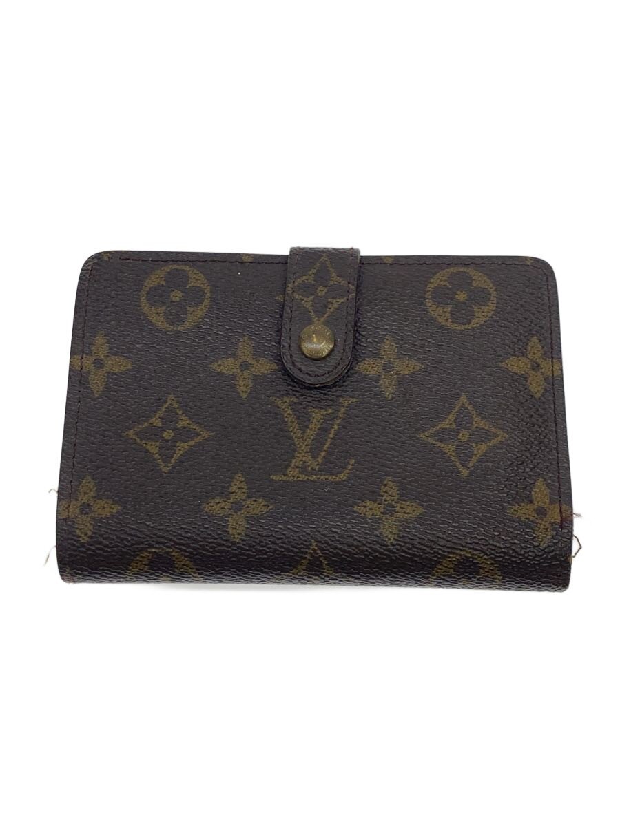 Rakuten - 【中古】LOUIS VUITTON◆ポルト・モネ・ビエ・ヴィエノワ_モノグラム・キャンバス/PVC/BRW/レディース【服飾雑貨他】