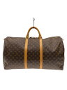 【中古】LOUIS VUITTON◆キーポル・バンドリエール60_モノグラム・キャンバス_ブラウン/PVC/BRW【バッグ】