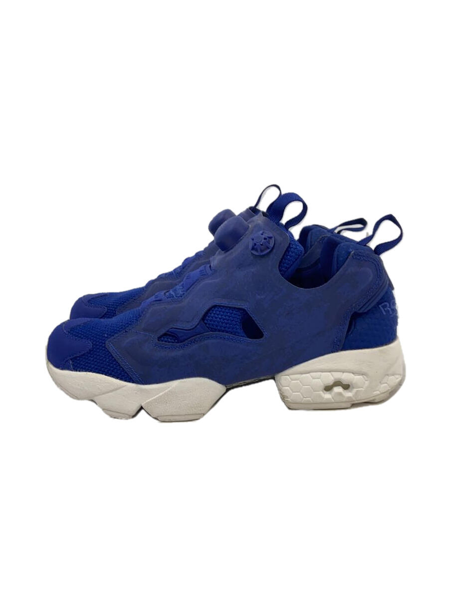 【中古】Reebok◆INSTAPUMP FURY TECH_インスタポンプ フューリー テック/23.5cm/BLU【シューズ】