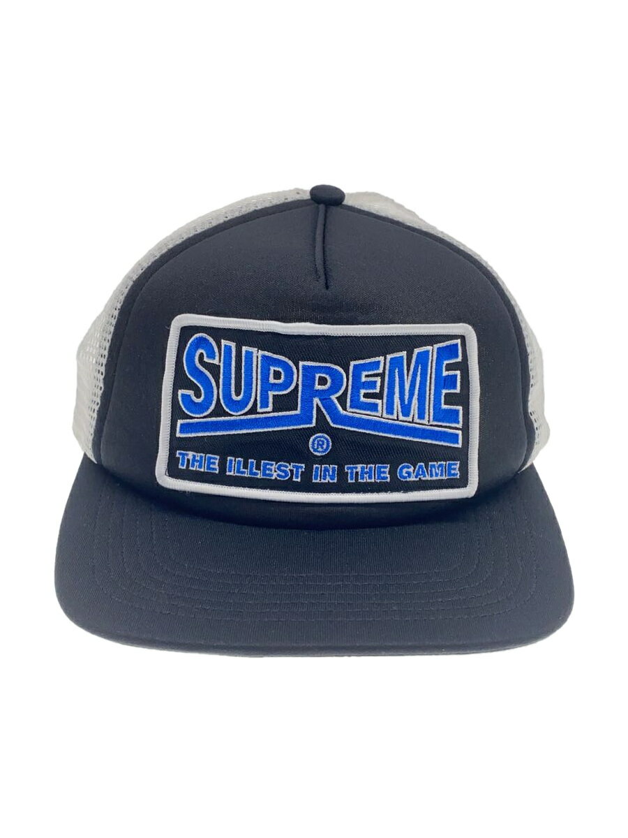 【中古】Supreme◆22ss/ILLEST MESH BACK 5-Panel/メッシュキャップ/--/ポリエステル/ブラッ/メンズ【服飾雑貨他】