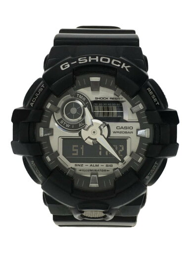 【中古】CASIO◆クォーツ腕時計・G-SHOCK/デジアナ/ラバー/SLV/BLK/GA-710-1AJF//【服飾雑貨他】 【中古】CASIO◆クォーツ腕時計・G-SHOCK/デジアナ/ラバー/SLV/BLK/GA-710-1AJF//【服飾雑貨他】