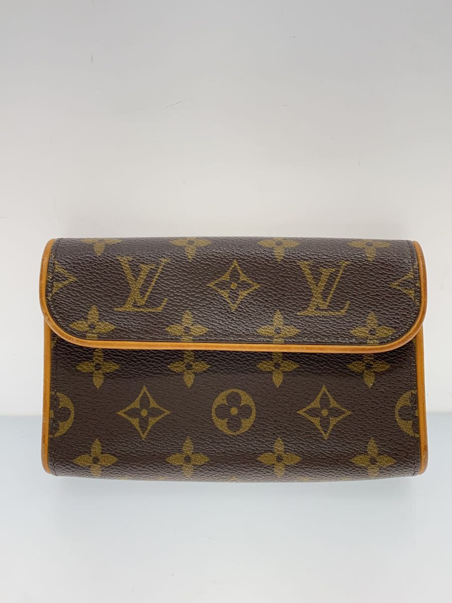 LOUIS VUITTON - 【中古】LOUIS VUITTON◆ポシェット・フロランティー/ウエストバッグ/PVC/BRW/M51855//【バッグ】