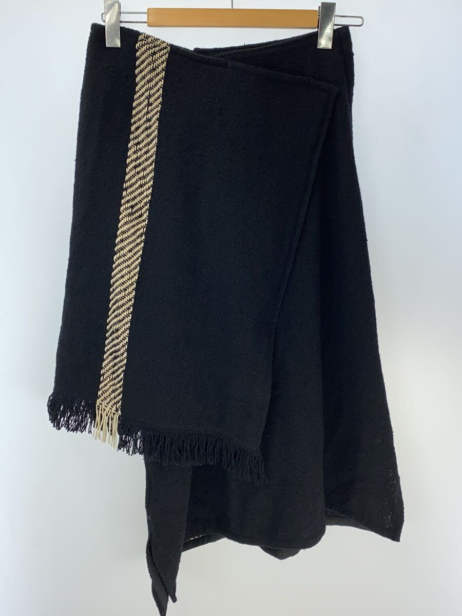 【中古】YOHJI YAMAMOTO◆スカート/1/ウール/BLK/FE-S20-121【メンズウェア】